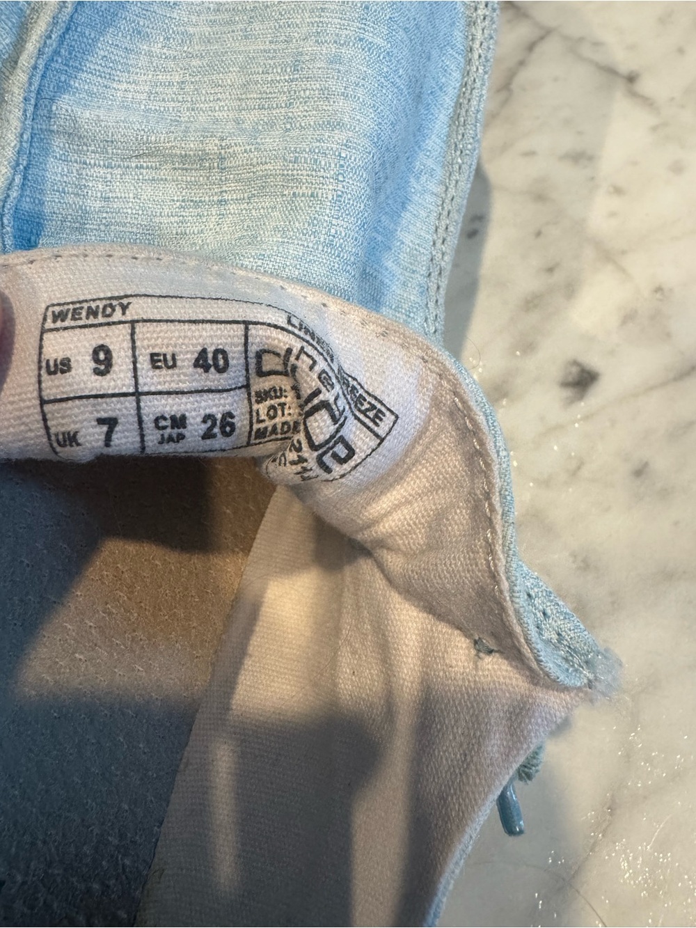 Hey Dude Wendy Light Blue Slip-On Loafers - Picture 4 of 8